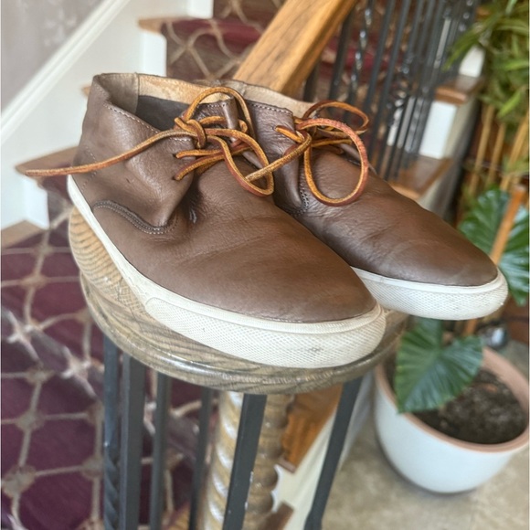 FRYE MINDY CHUKKA boot ladies size 9 leather lace up very good condition - Picture 2 of 9